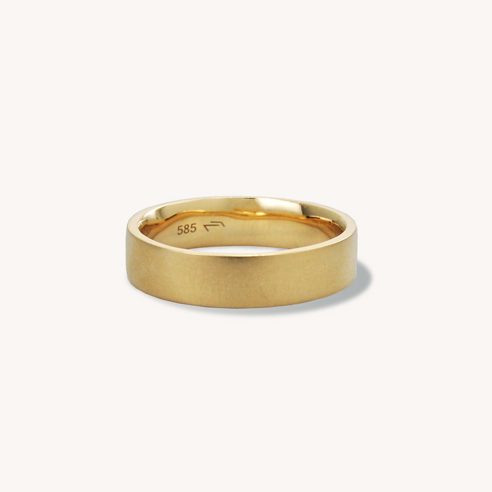 Classic Matte Flat Ring (5.00mm)