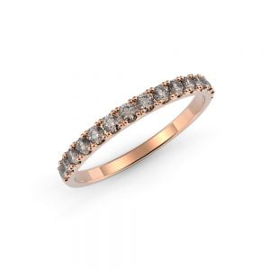 Dazzling Pave Set Diamond Wedding Band