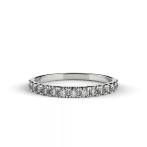 Dazzling Pave Set Diamond Wedding Band