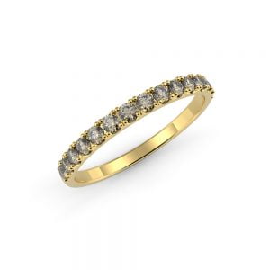 Dazzling Pave Set Diamond Wedding Band (2.00mm)