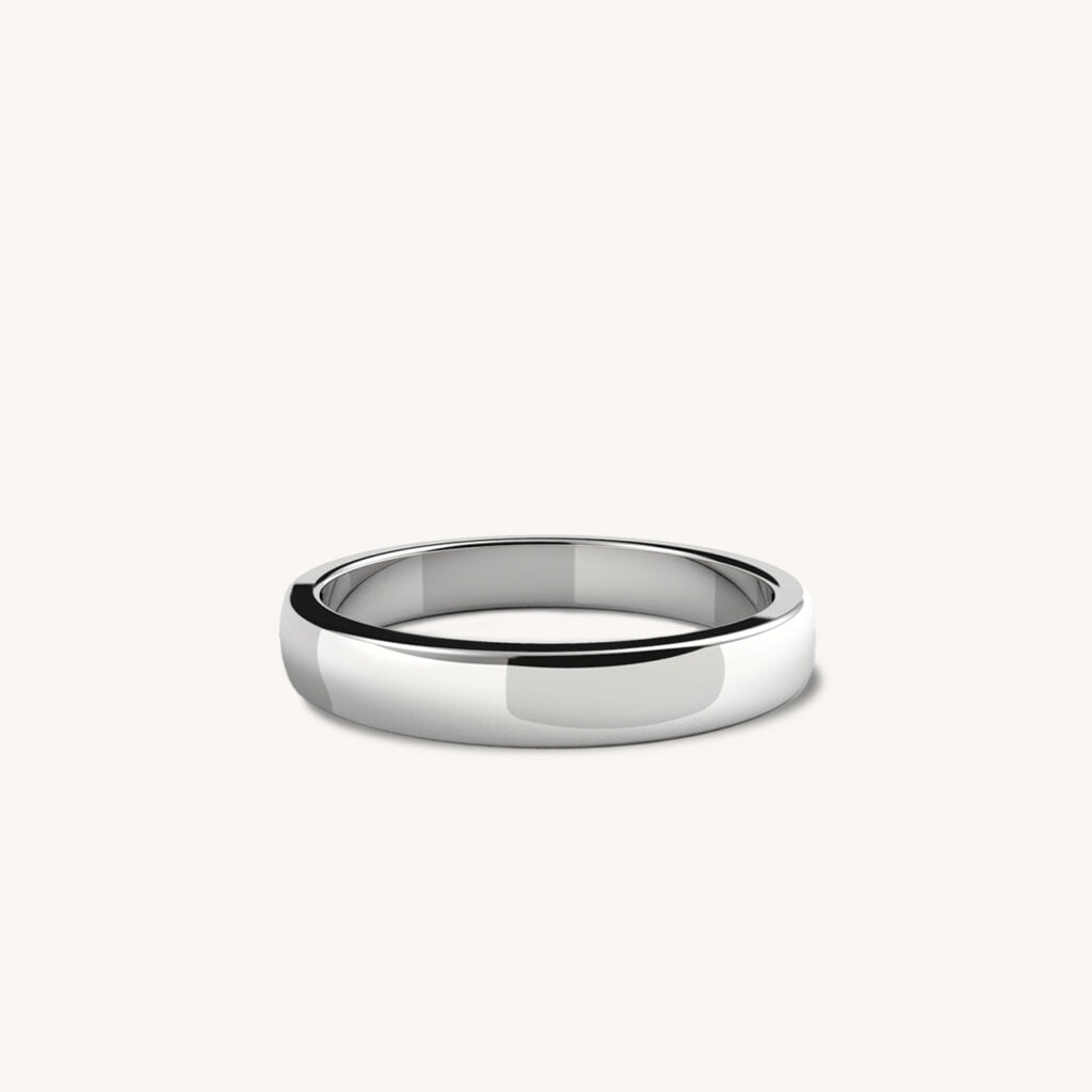 Timeless Polish Half Dome Ring (3.00mm)