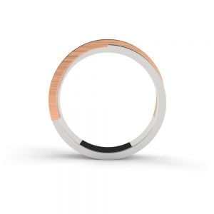 Dualtone intertwine band - RG -3 Dual-Tone Gold Intertwine Ring