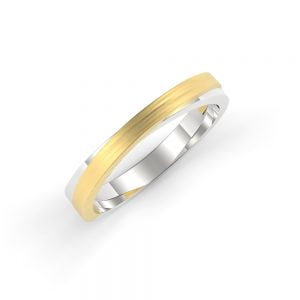 Dualtone intertwine band - YG -1 Dual-Tone Gold Intertwine Ring
