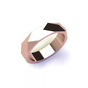 Facet Wedding Bands