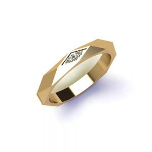 Facet Wedding Bands