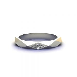 Facet Wedding Bands