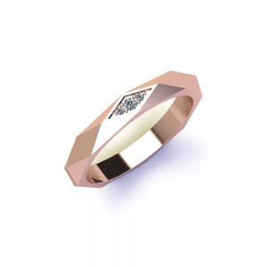 Facet Wedding Bands