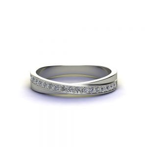 Intertwined Diamond Band