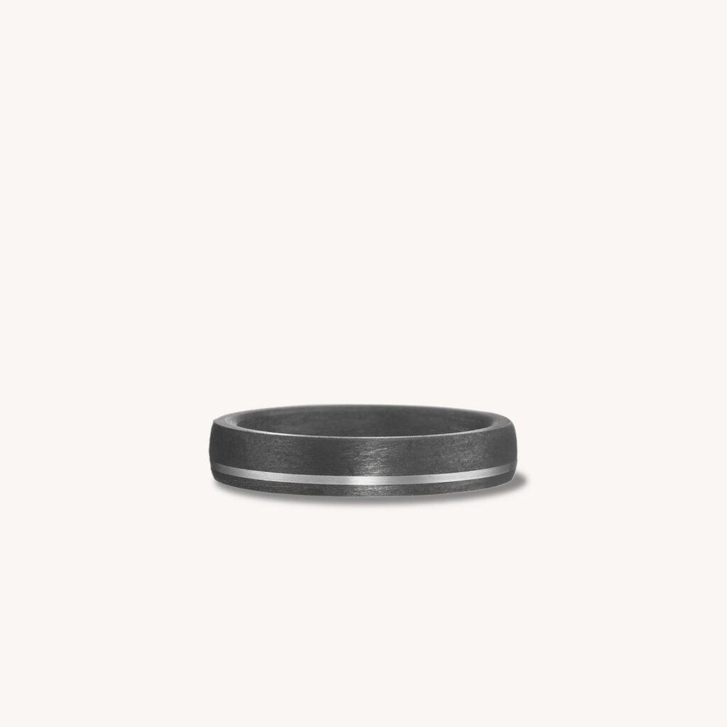 Carbon Fiber and Palladium Ring 4.50mm