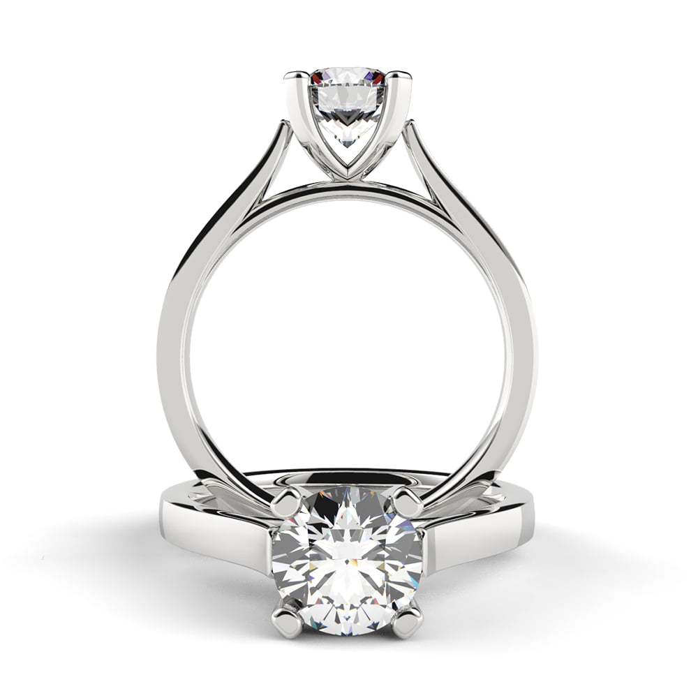 Valiant Cathedral Diamond Engagement Ring