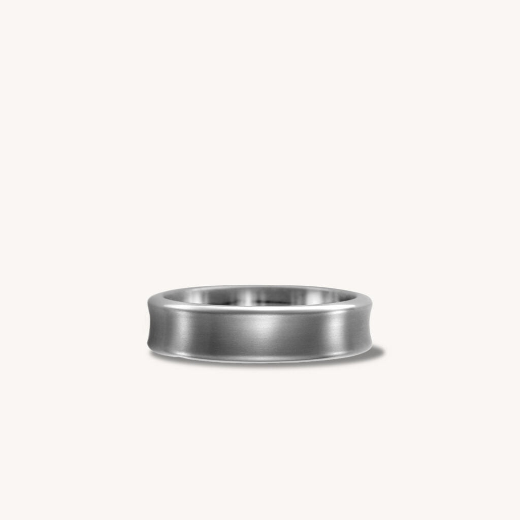 Concave Titanium Ring