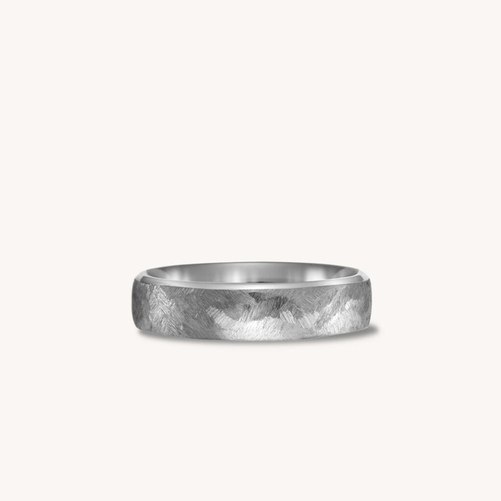 Textured Titanium Ring