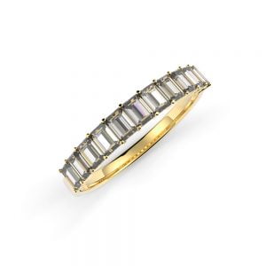 Baguette Cut Diamond Band