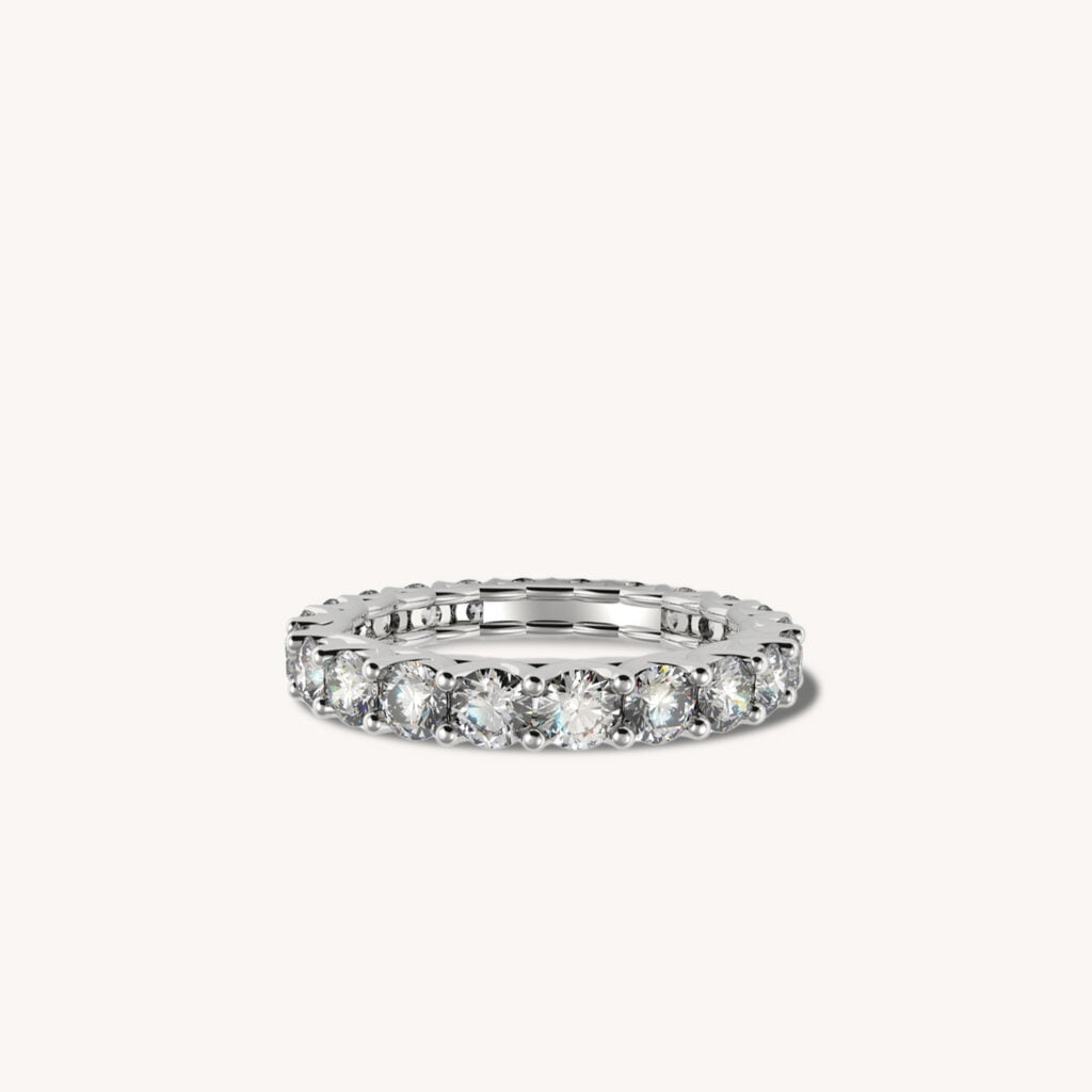 Trellis Eternity Diamond Band