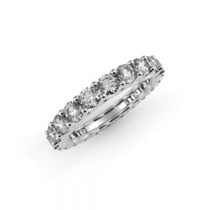 Trellis Eternity Diamond Band