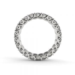 Trellis Eternity Diamond Band