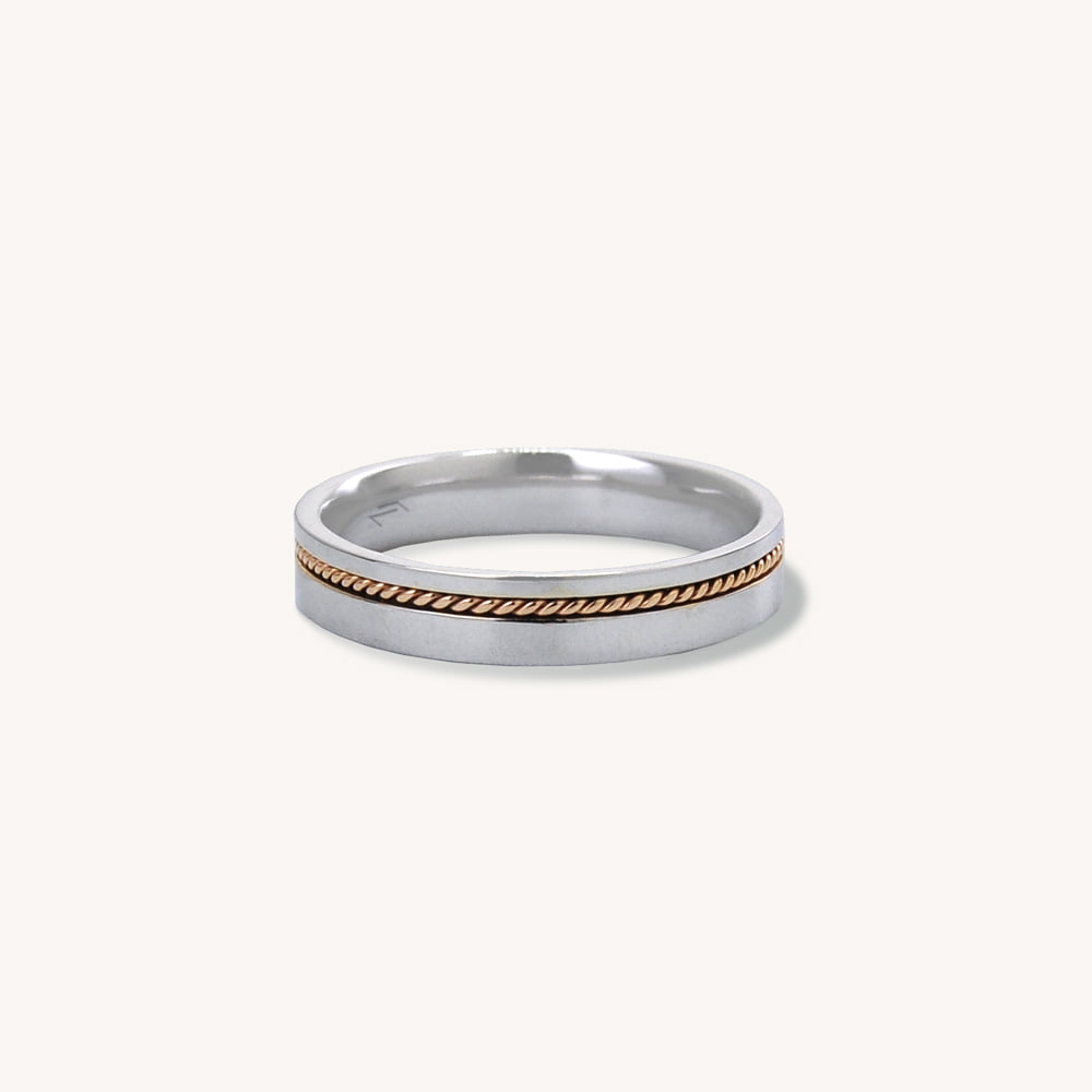 Dual Tone Twist Slit Band