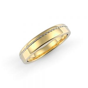 Dual Tone Twist Slit Band