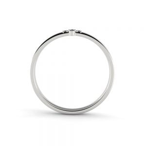 DualTone Twist Slit Diamond Band