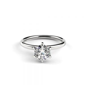 Claw Prong Diamond Engagement Ring