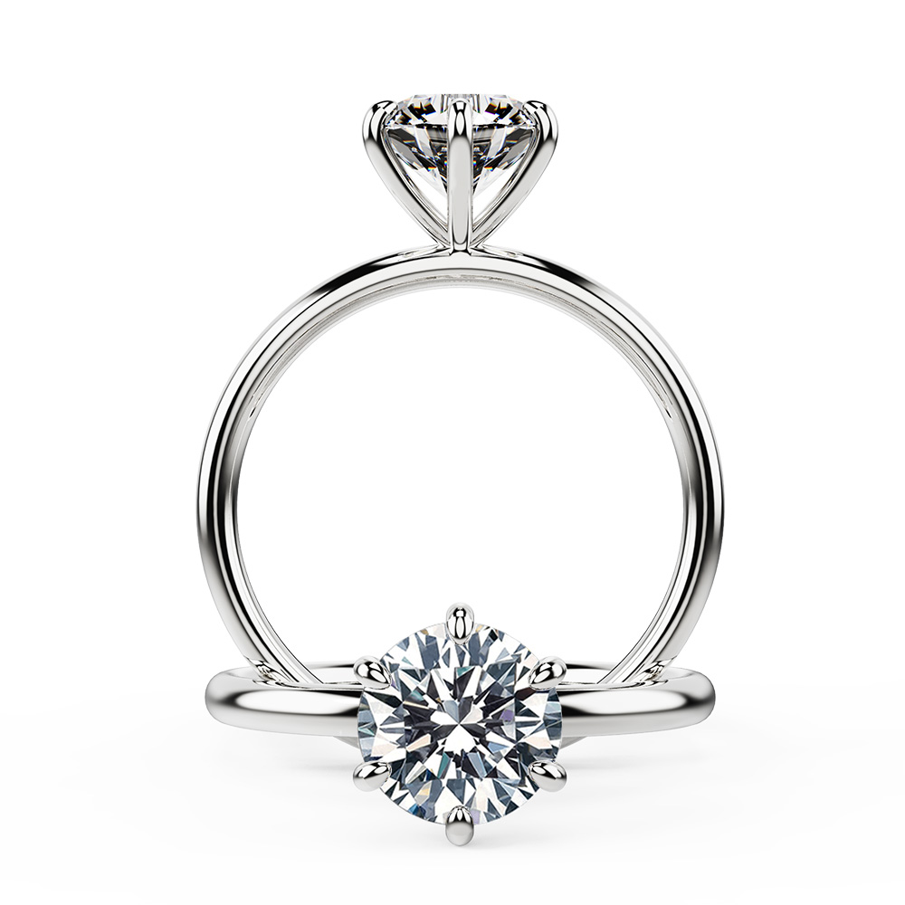 Tiara Diamond Engagement Ring