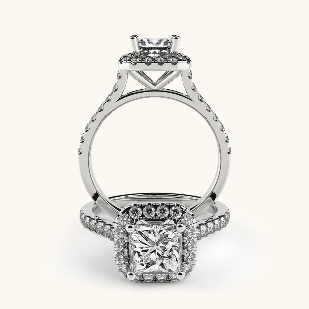 Princess diamond ring – Polished Diamonds NZ Jewellery Design