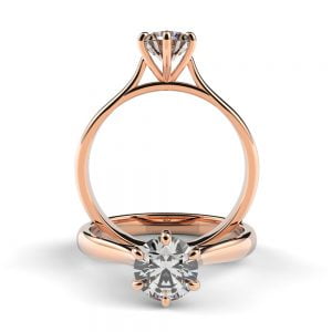 Graceful Diamond Engagement Ring