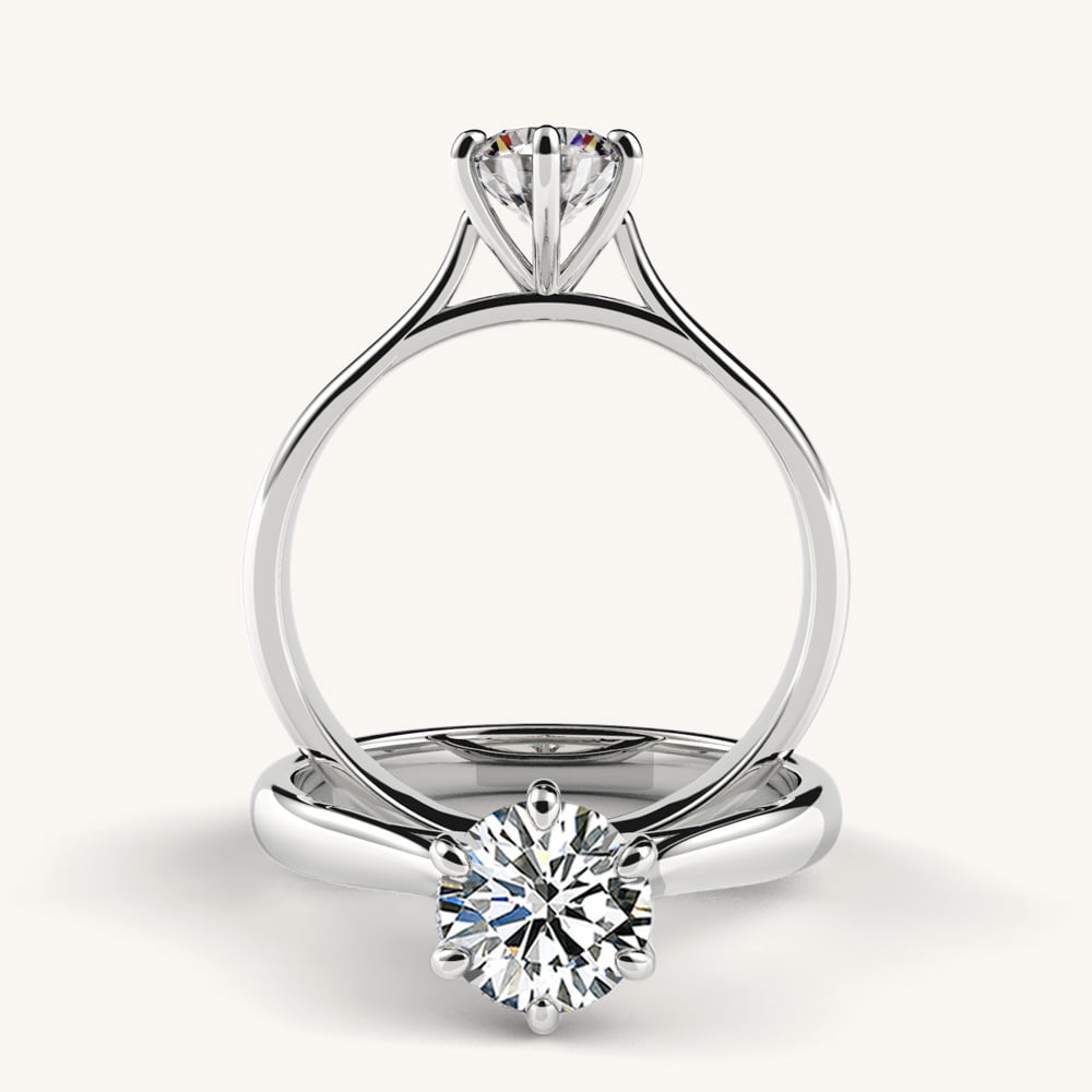 Graceful Diamond Engagement Ring