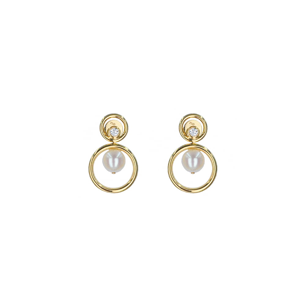 Grandeur Japanese Akoya Pearl Earrings