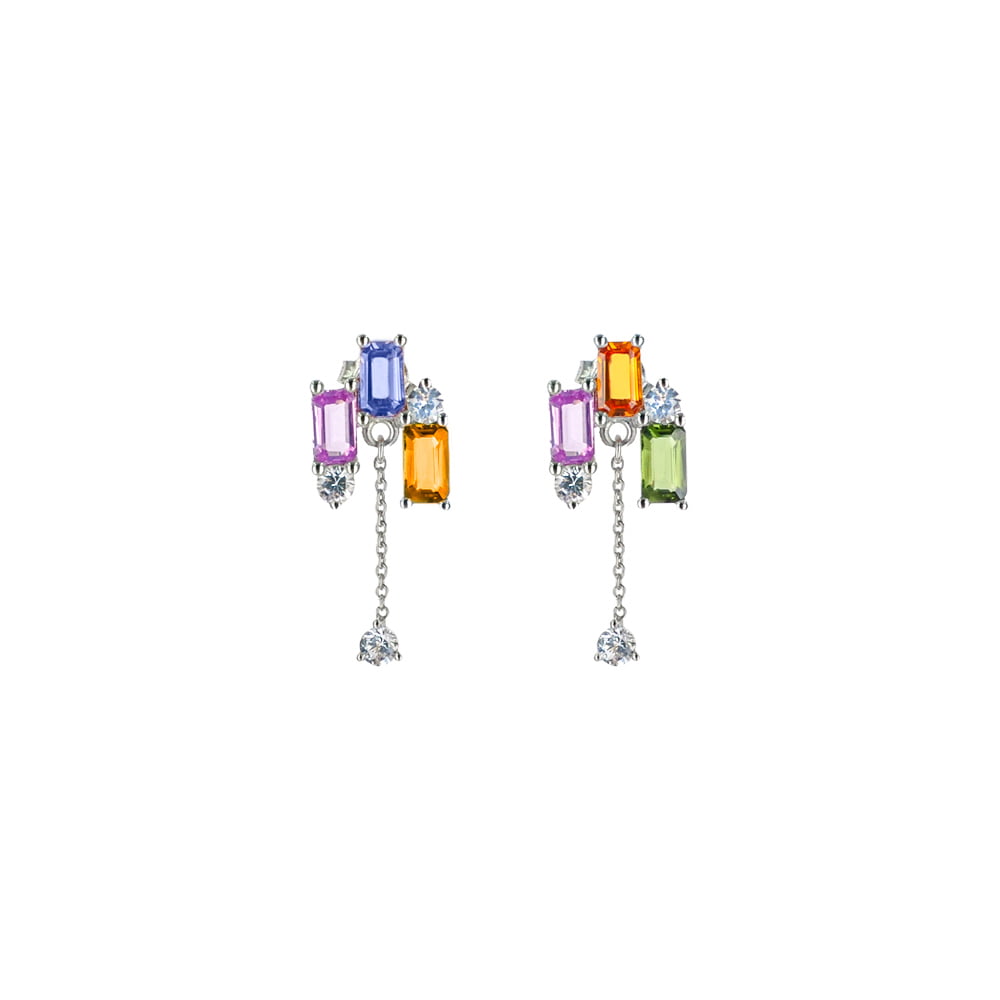 Trinity Sapphire Earring