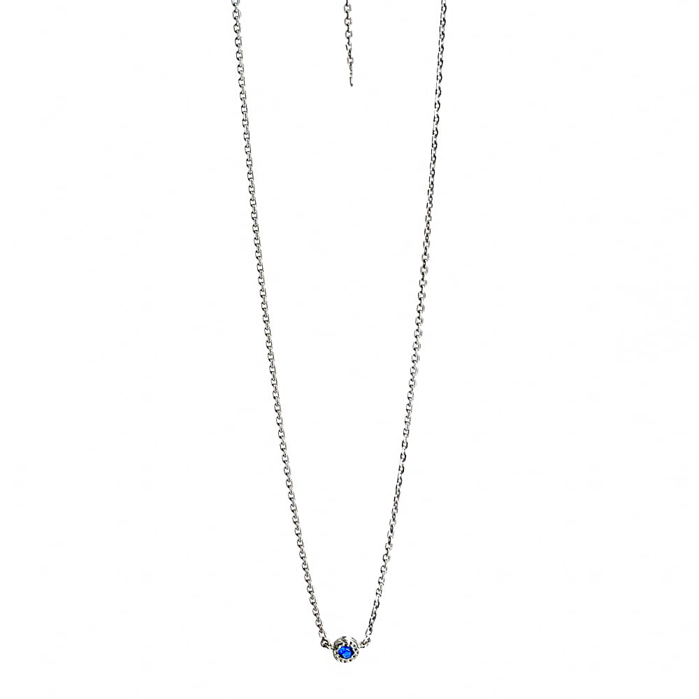 Natural Blue Spinel Necklace