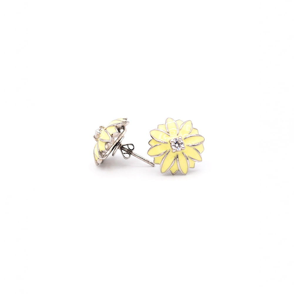 Joyful Yellow Sunflower Earrings