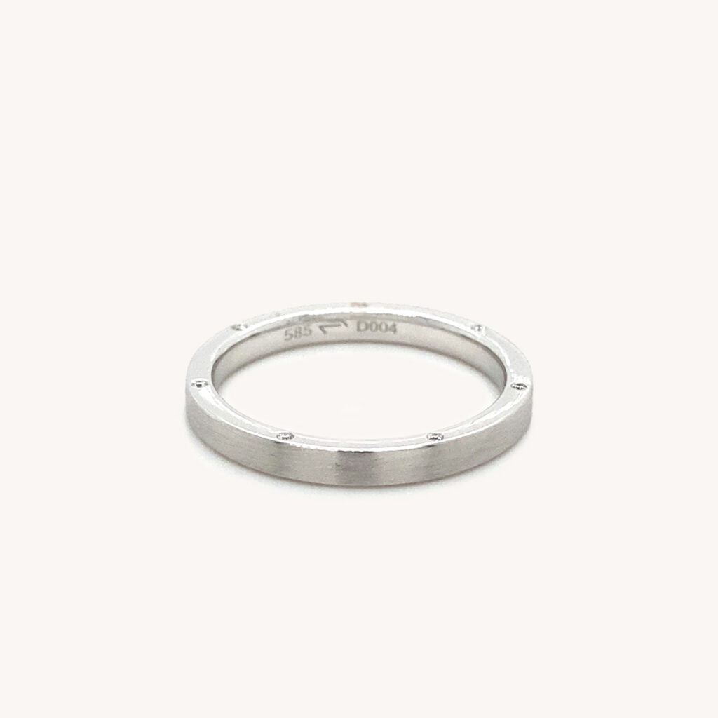 Harmony Wheel Satin Flat Band